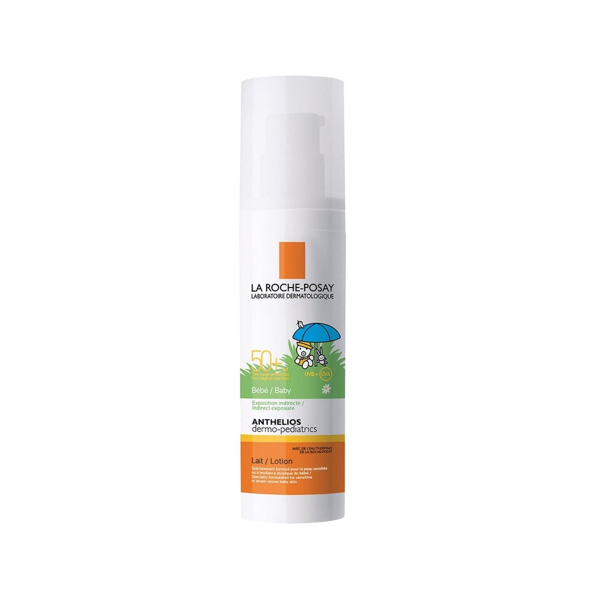 La Roche Posay Anthelios Dermo Pediatrics SPF 50+ Baby Sunscreen Cream - Gentle, High Protection for Infants - 1.69 fl oz