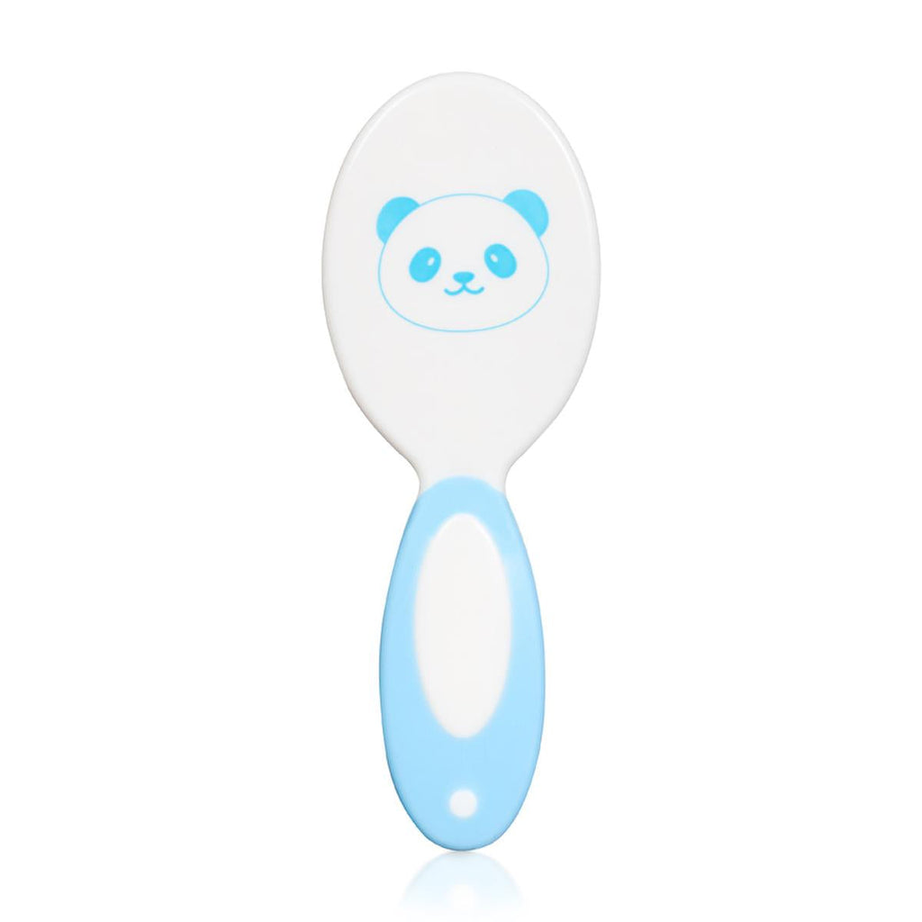 Eklips Baby Hair Brush and Comb Set - Natural Bristle Brush & Round-Tipped Comb for Gentle Infant Hair Care