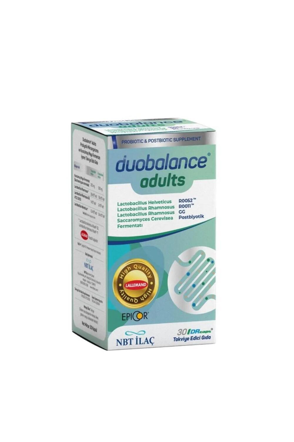 Nbt Life Doubalance: Advanced Probiotic Supplement for Gut Health, Immune Support - Vegan, Vegetarian - Lactobacillus Rhamnosus, Saccharomyces Cerevisiae