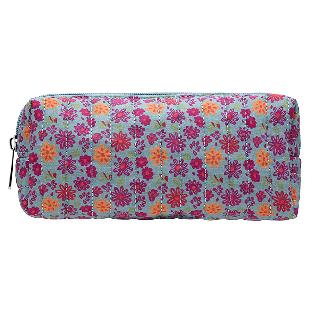 Eklips Quilted Cosmetic Bag - Small Makeup Bag Organizer for Travel, Stylish Pencil Case Design - Assorted Styles