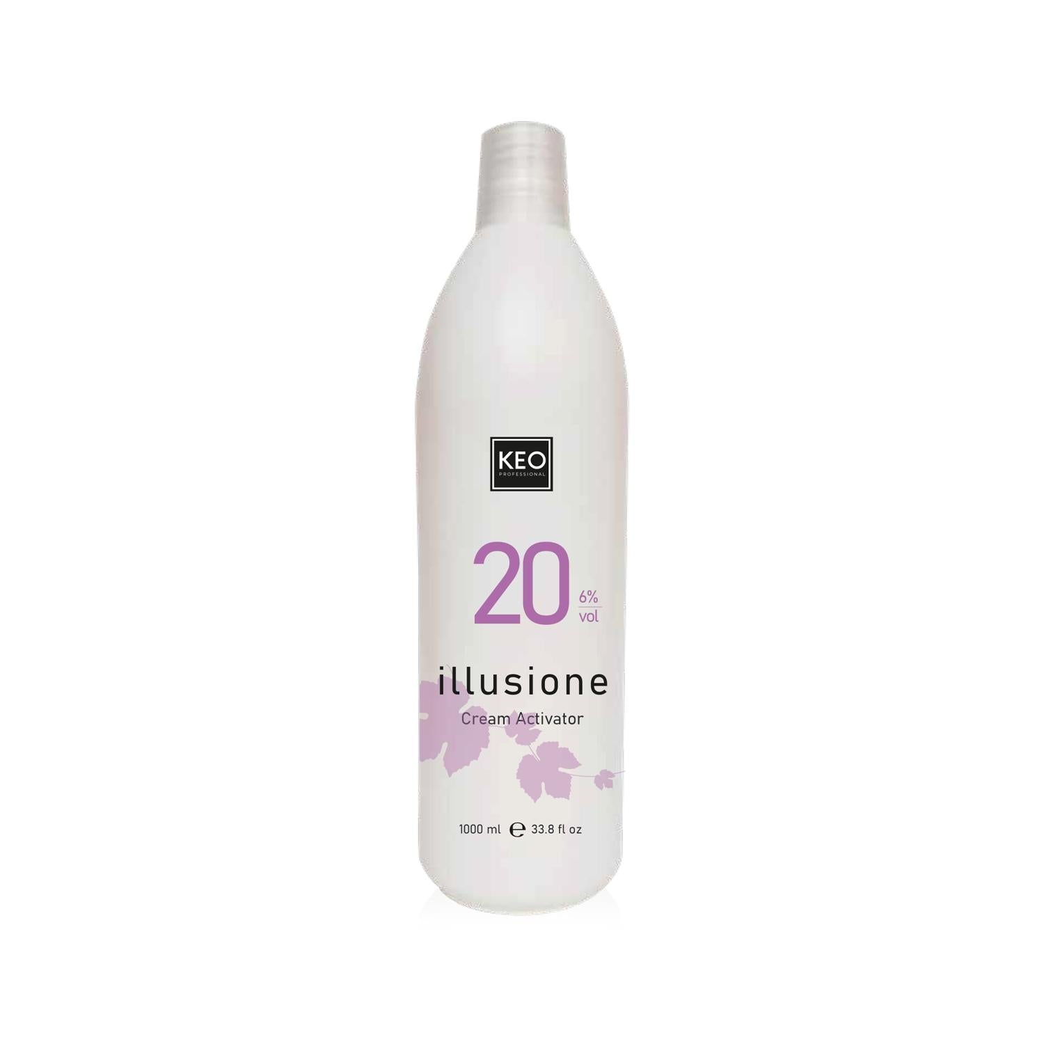 Keo Professional Illusione Activator 20 Volume Oksidan - Professional Grade Hair Oxidant & Developer - 1000ml