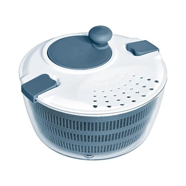 Ideenwelt Salad Spinner - Efficient Salad Dryer & Vegetable Washer with Removable Sieve - Kitchen Salad Prep, Easy to Clean