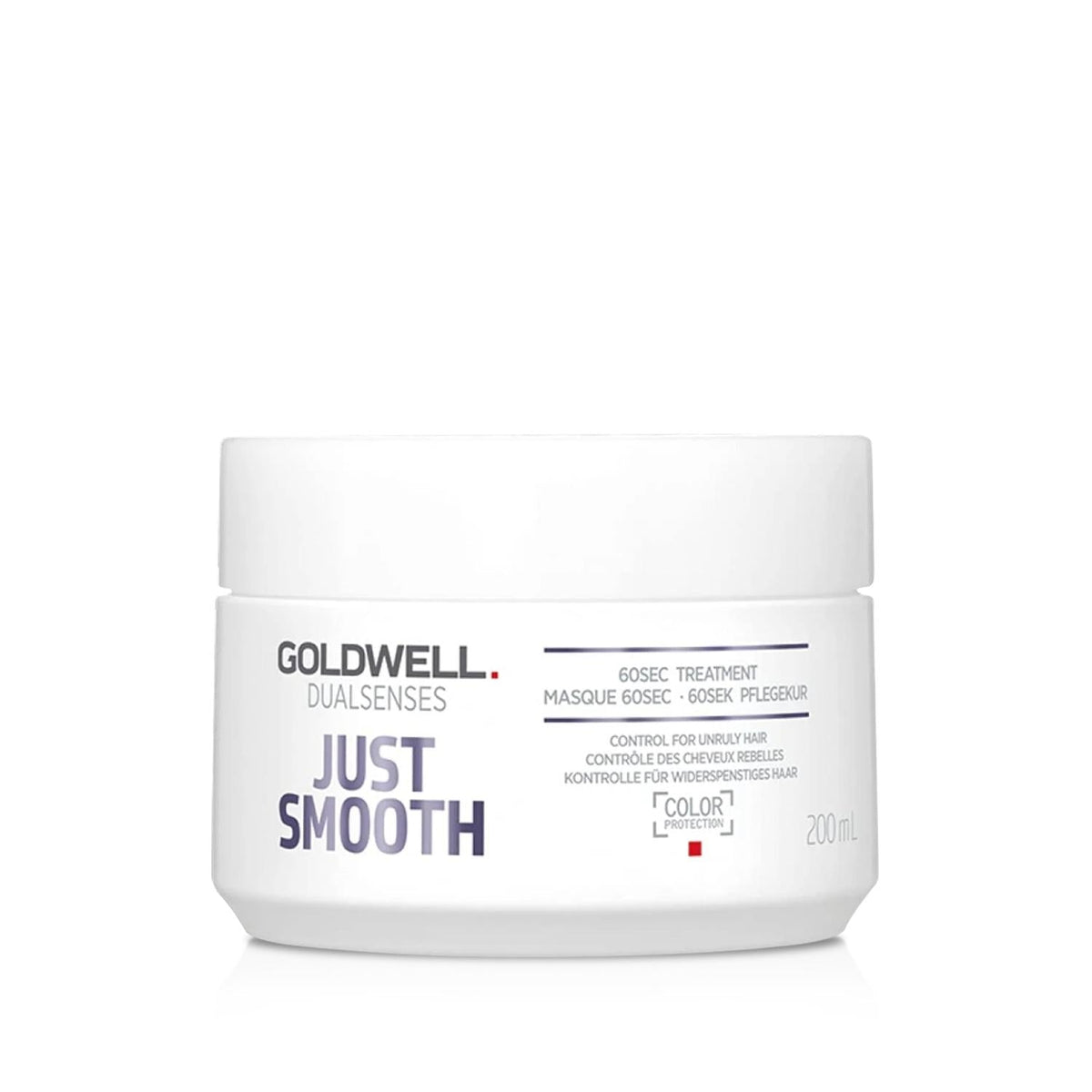 Goldwell Dualsenses Just Smooth 60Sec Hair Mask - Smoothing & Nourishing Formula, 6.76 fl oz
