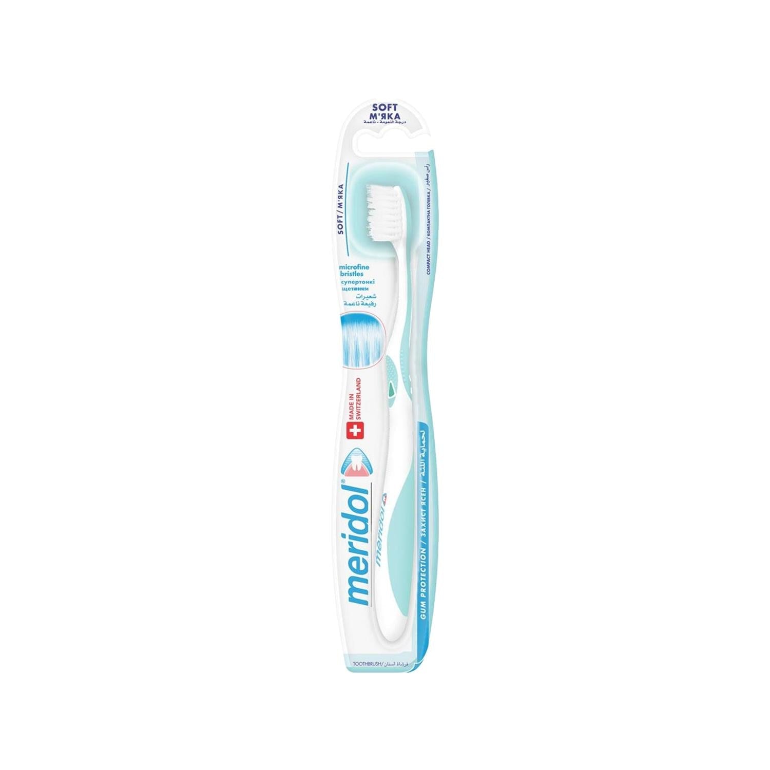 Meridol Soft Toothbrush for Sensitive Teeth - Gentle Manual Oral Care