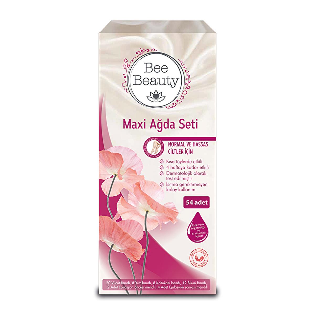 Bee Beauty Waxing Kit for Hair Removal - Easy At-Home Waxing Solution with Pre & Post Care