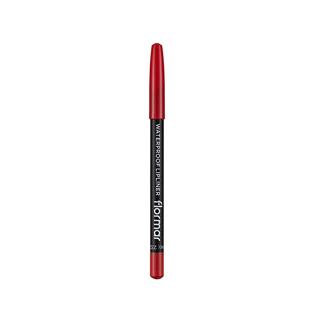 Flormar Waterproof Matte Lip Liner - Passionate Red: Long Lasting, High Pigment, Precise Definition