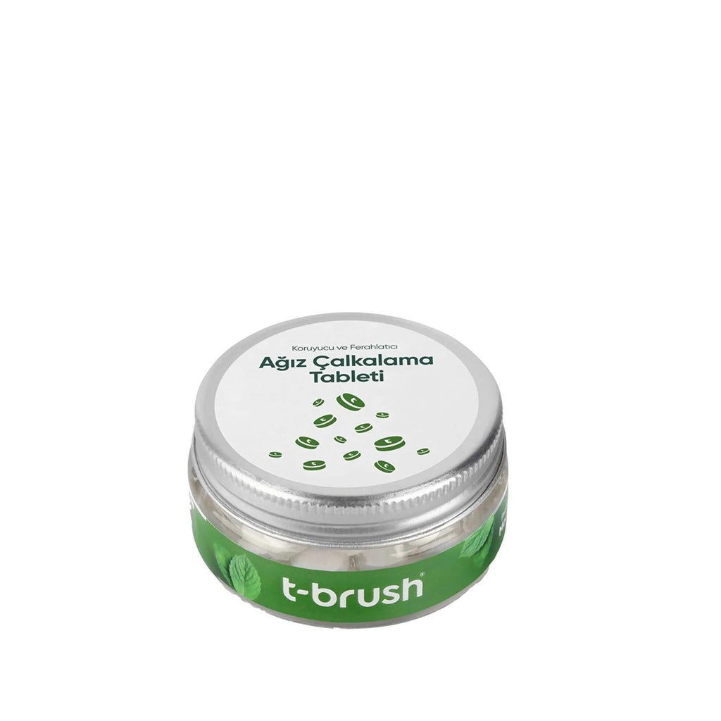 T-Brush Mint Fluoride Mouthwash Tablets 75 Count