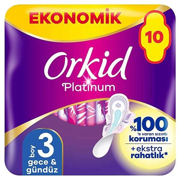 Orkid Platinum Sanitary Pads - ComfortFit Winged Design for Uninterrupted Protection