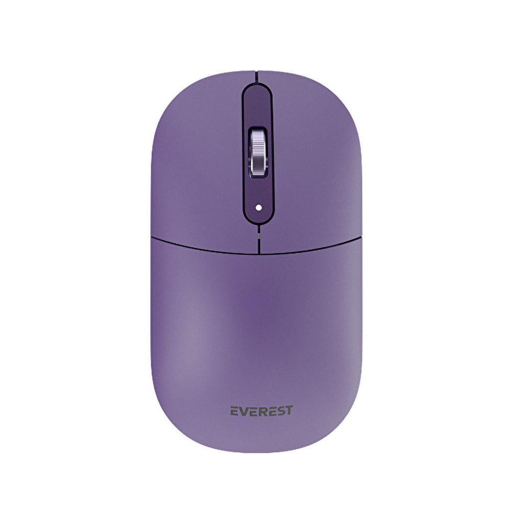 Everest Silent Click Wireless Mouse: 2.4Ghz Cordless USB Optical Ambidextrous Mouse for PC, Laptop - Effortless Control & Quiet Operation