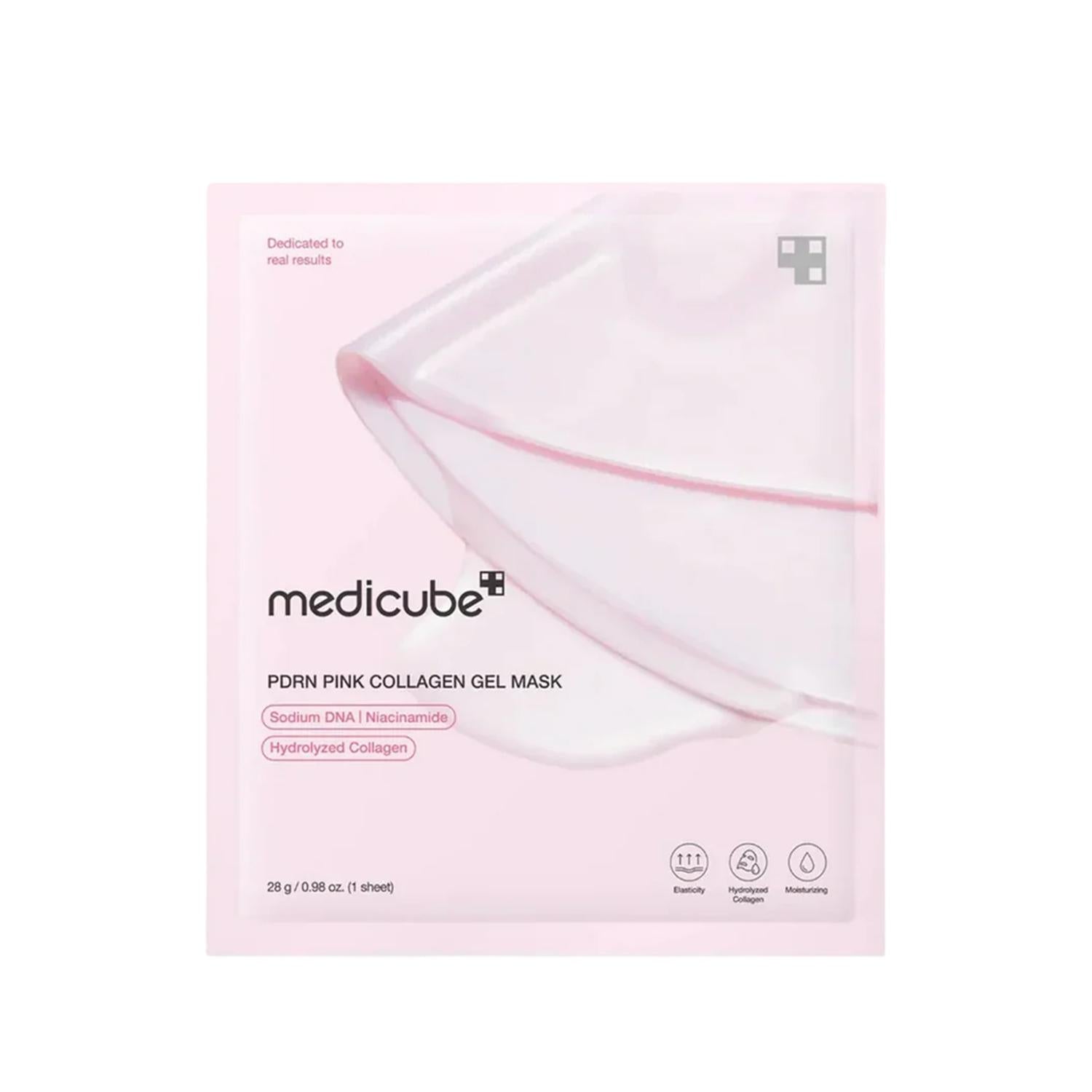 Medicube PDRN Pink Collagen Gel Mask for Firming & Glow 4x28g