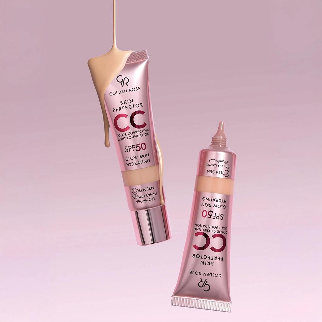 Golden Rose Skin Perfect CC SPF 50 Foundation 106 Toffee 30ml