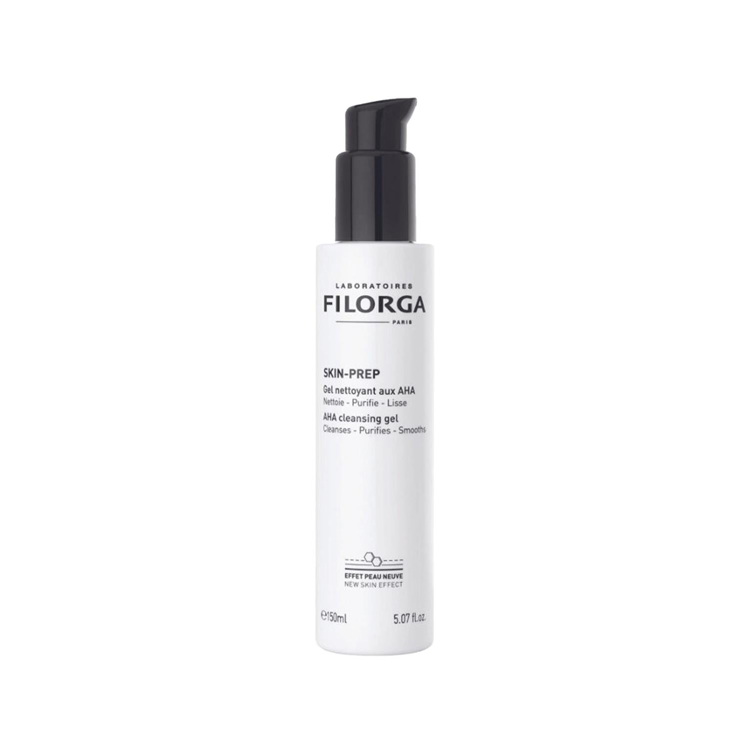 Filorga Skin-Prep AHA Facial Cleansing Gel - Gentle Exfoliation & Brightening, 150ml