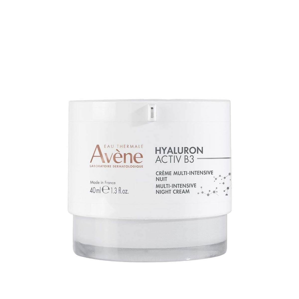 Avene Intensive Night Cream with Hyaluronic Acid and Niacinamide - Anti-aging Night Cream