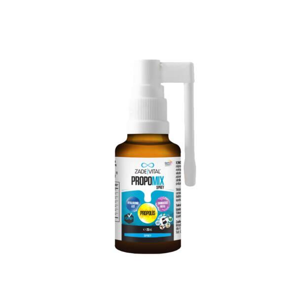 Zade Vital Propomix Oral Spray 20ml - Natural Oral Care with Propolis, Sambucus Nigra & Hyaluronic Acid