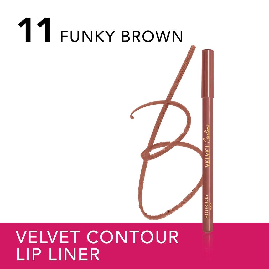 Bourjois Velvet Contour Lip Liner in 11 Funky Brown