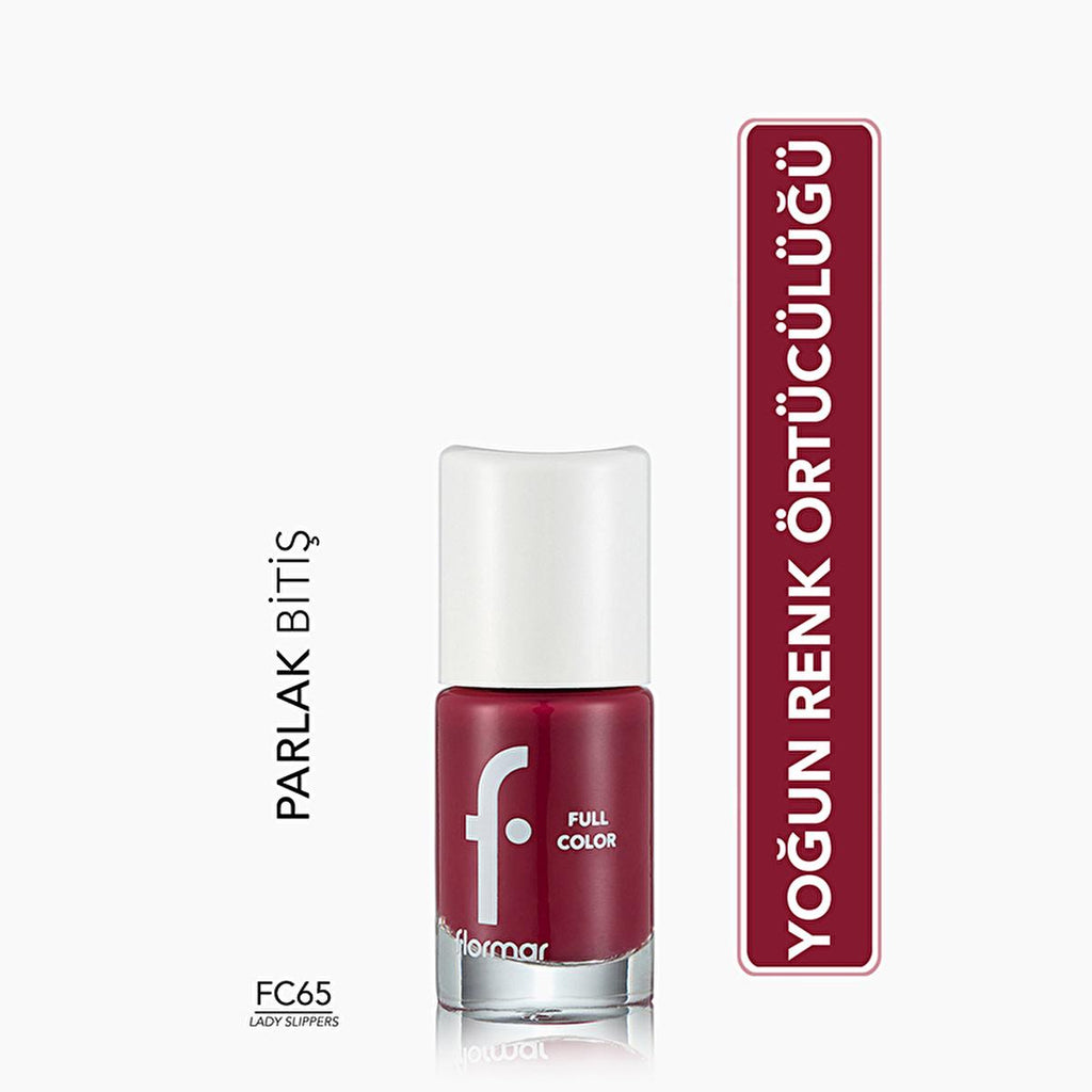 Flormar Full Color High Pigment Nail Polish - Long-Lasting Color