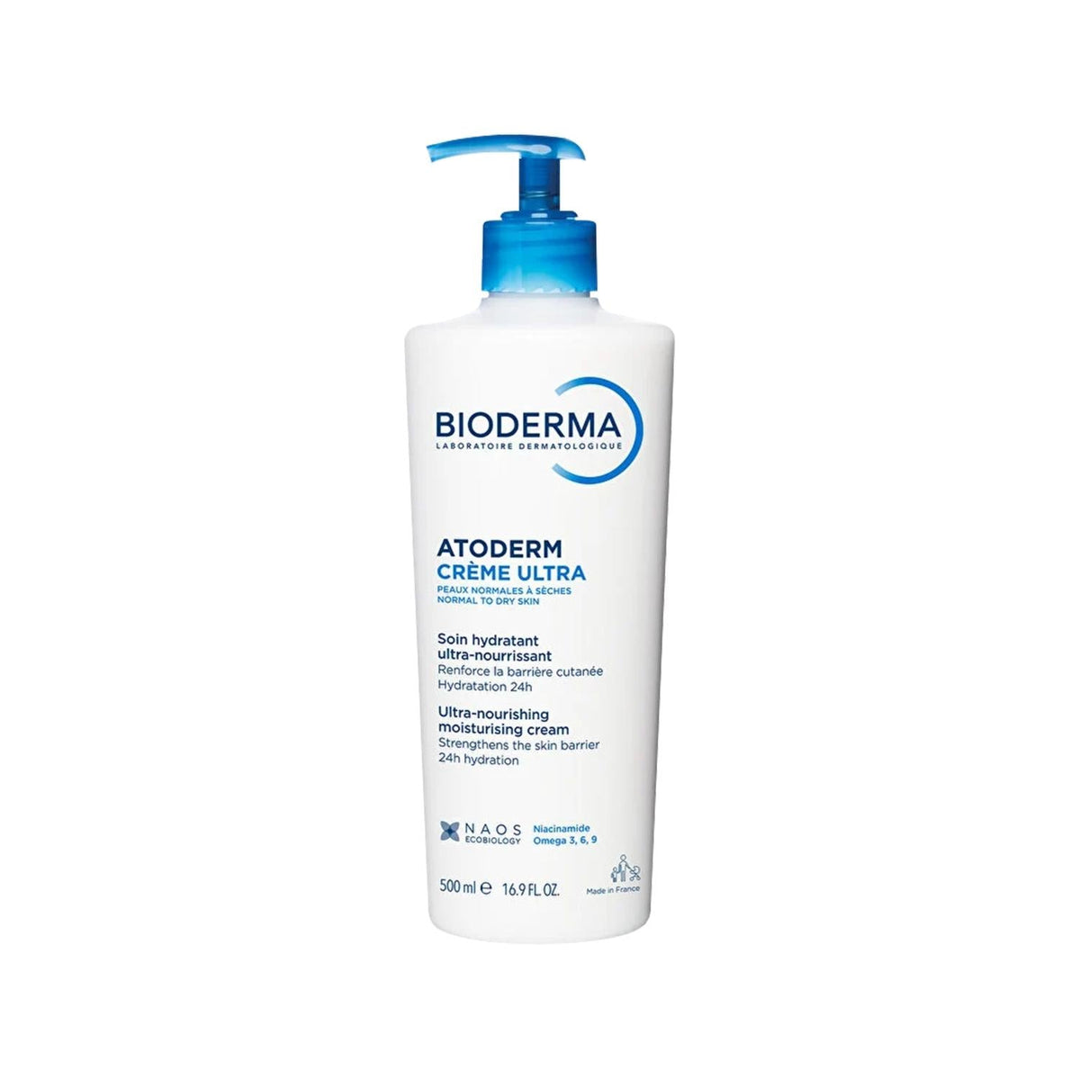 Bioderma Atoderm Ultra-Nourishing Cream for Dry Skin 500 ml