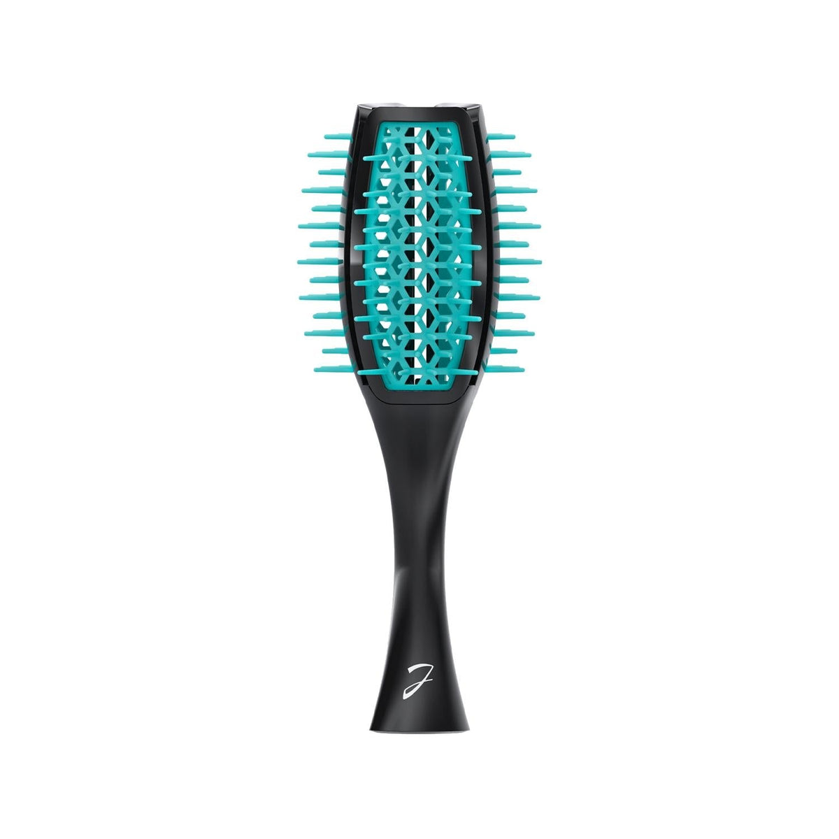 Janeke Tulip Brush Detangling Hair Brush Black & Blue