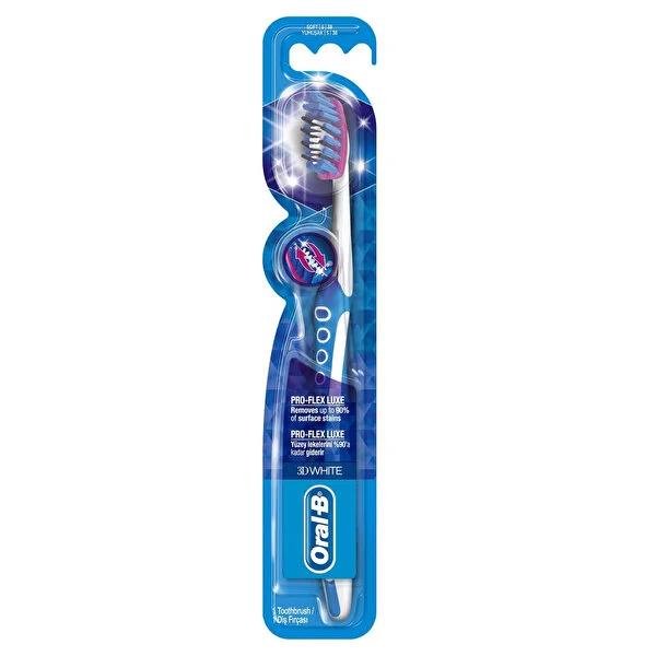 Oral-B Luxe 3D Proflex Soft Toothbrush - Orthodontic Toothbrush for Braces, Manual Toothbrush for Effective Plaque Removal