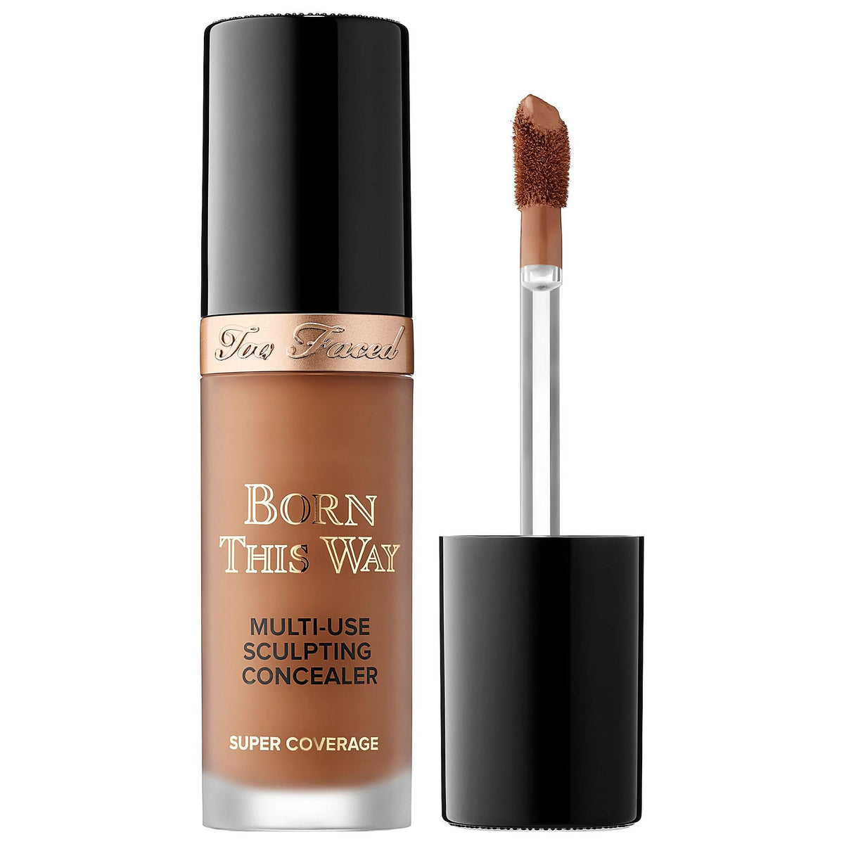Too Faced Born This Way Super Coverage Multi-Use Concealer - Full Coverage, Hydrating, Vegan & Cruelty-Free Makeup