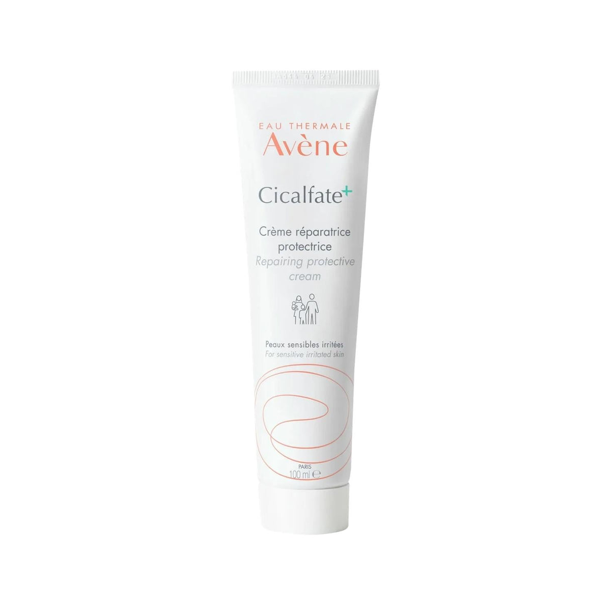 Avene Cicalfate+ Restorative Protective Cream for Sensitive Skin - 3.38 fl oz, Dermatologically Tested