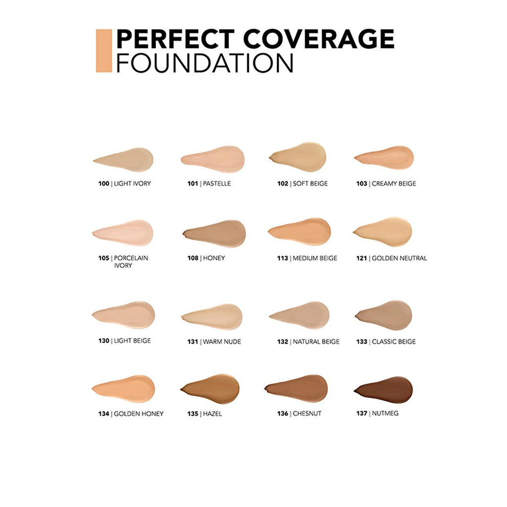 Flormar Perfect Coverage Foundation - Long-Lasting, SPF 15, All Skin Types