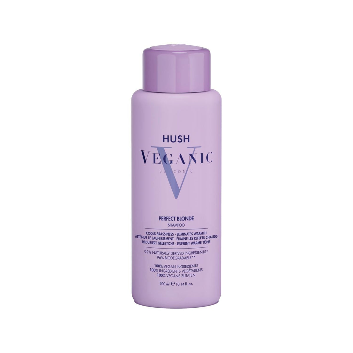 Hush Veganic Perfect Blonde Shampoo for Blonde & Platinum Hair 300ml