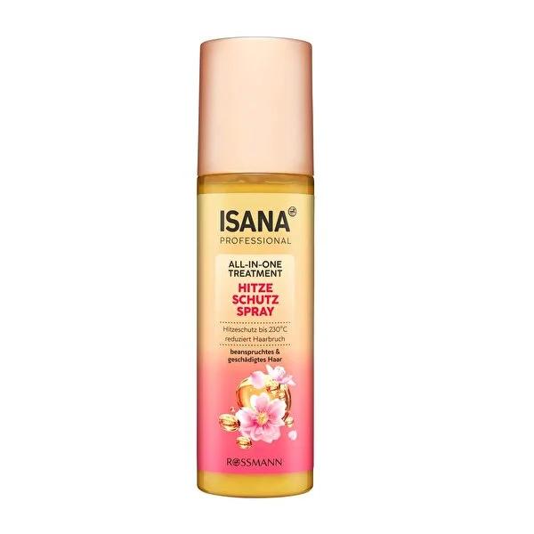 Isana Professional Heat Protective Hair Spray - Vegan, Dermatologically Tested, 200ml