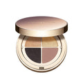 Clarins Ombre 4-Color Eyeshadow Palette - 08 Amber: High Pigment, Blendable, Warm-Toned Eye Makeup - Perfect for Travel.