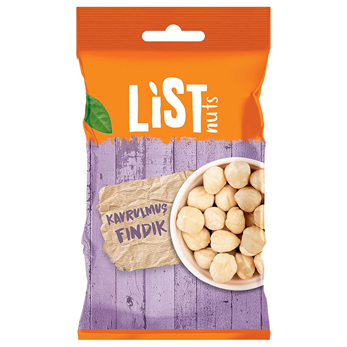 List Nuts Roasted Hazelnuts 34g - Healthy Hazelnut Snack for On-the-Go