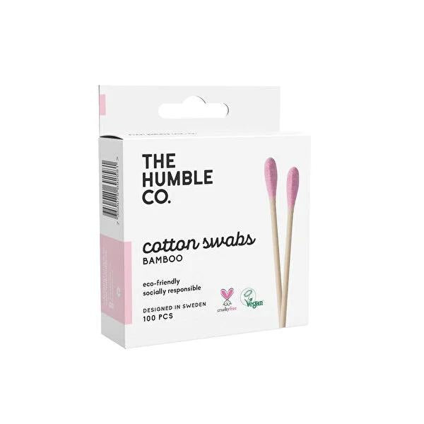 Humble Bamboo Cotton Swabs - Eco-Friendly, Sustainable, and Safe for Personal Hygiene, 100 Count