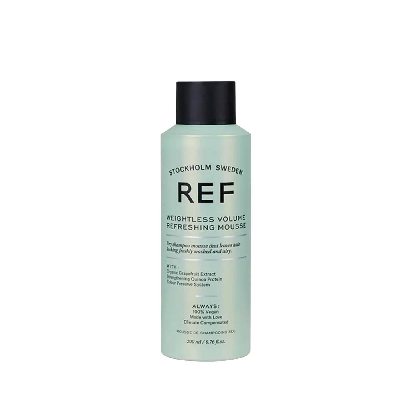 REF Weightless Volume Dry Shampoo Foam for Instant Body 200 ml