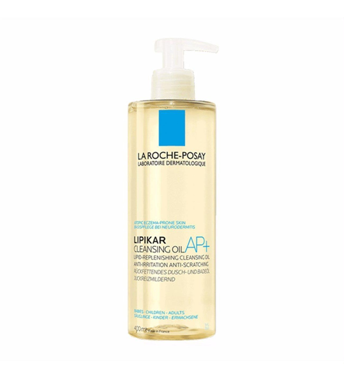 La Roche-Posay Lipikar AP+ Cleansing Oil for Sensitive Skin, Hypoallergenic & Moisturizing, 13.53 fl oz