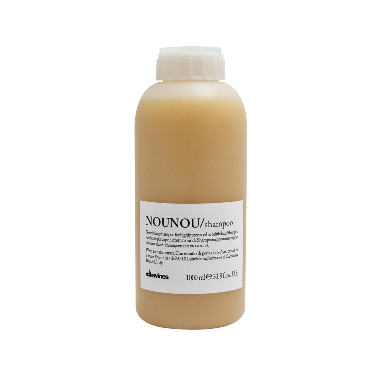 Davines Nounou 1000 ml Nourishing & Protective Shampoo - Nourishing & Protective Shampoo for Healthy Hair