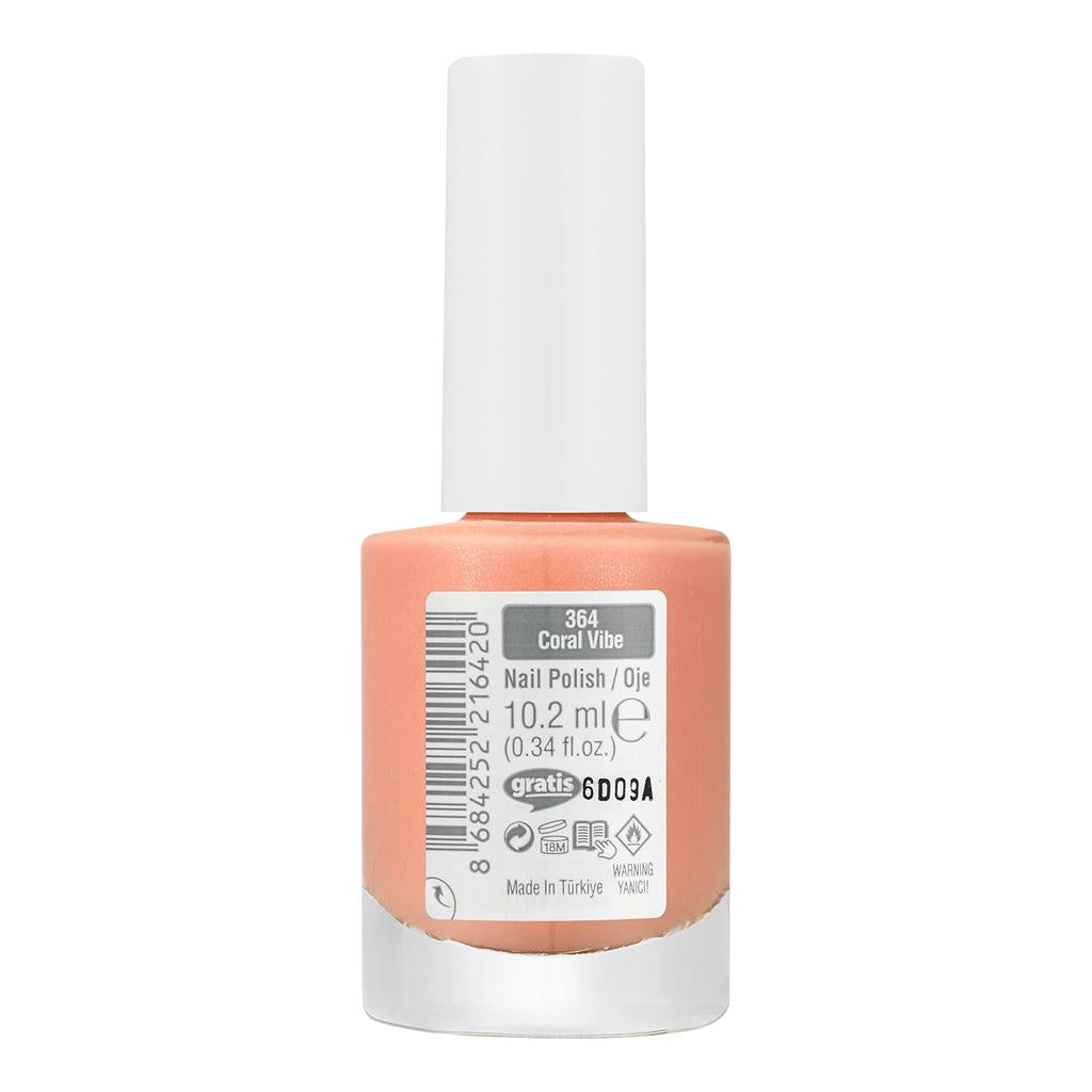 Beaulis Aura Nail Polish 364 Coral Vibe 8ml