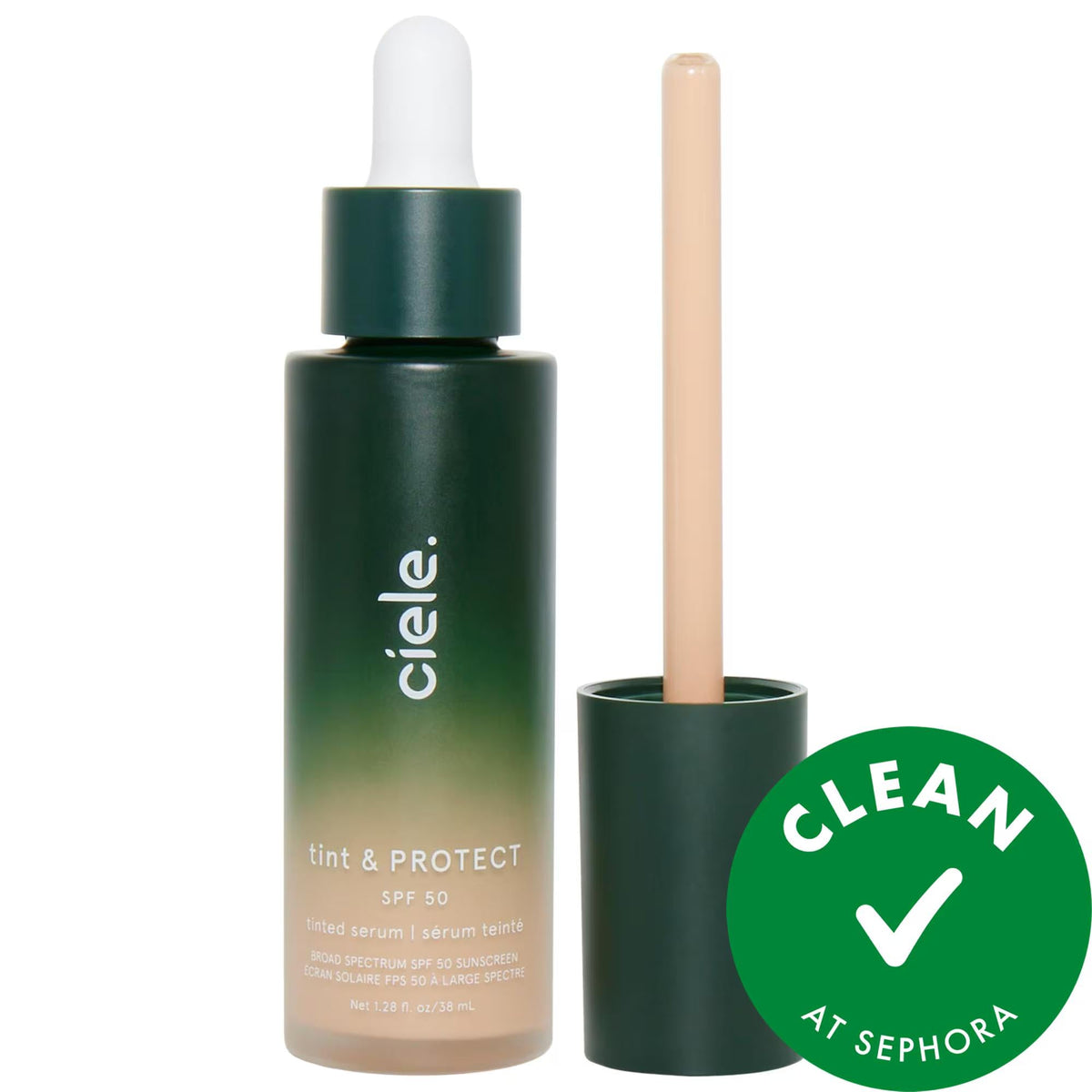 tint & PROTECT - Vegan Tinted Serum Foundation with SPF 50+ - Medium Coverage, Cruelty-Free, Gluten-Free
