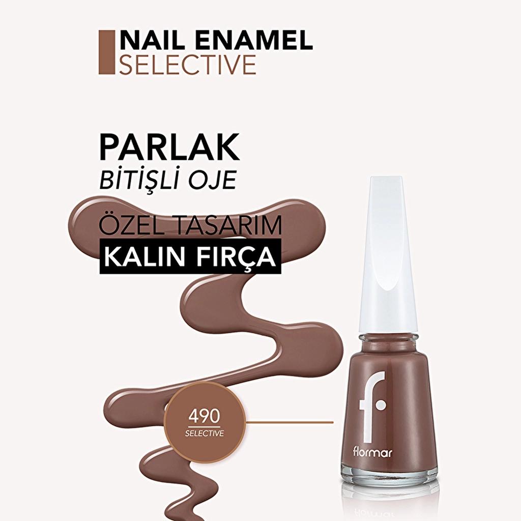 Flormar Nail Enamel High Pigment Polish 490 Selective