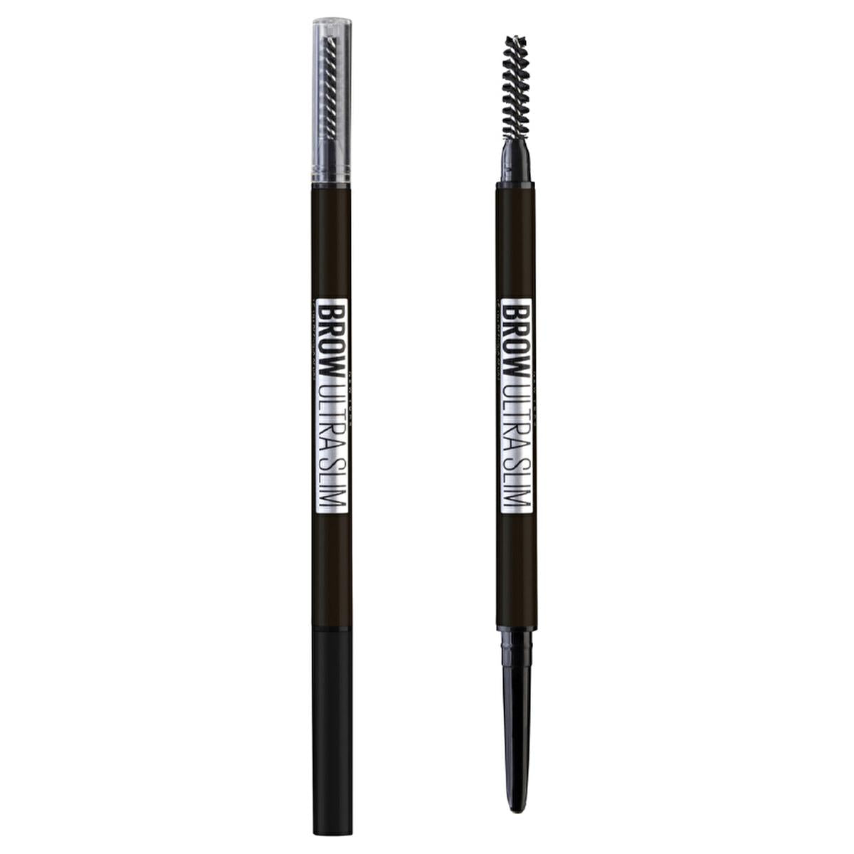 Maybelline New York Brow Ultra Slim Eyebrow Pencil - Deep Brown, Natural Definition, Precise Makeup