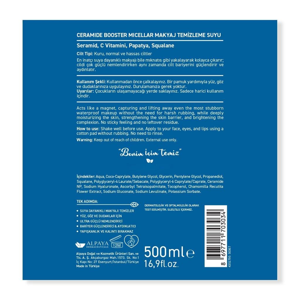 Herbaderm Ceramide Booster Micellar Cleansing Water 500 ml
