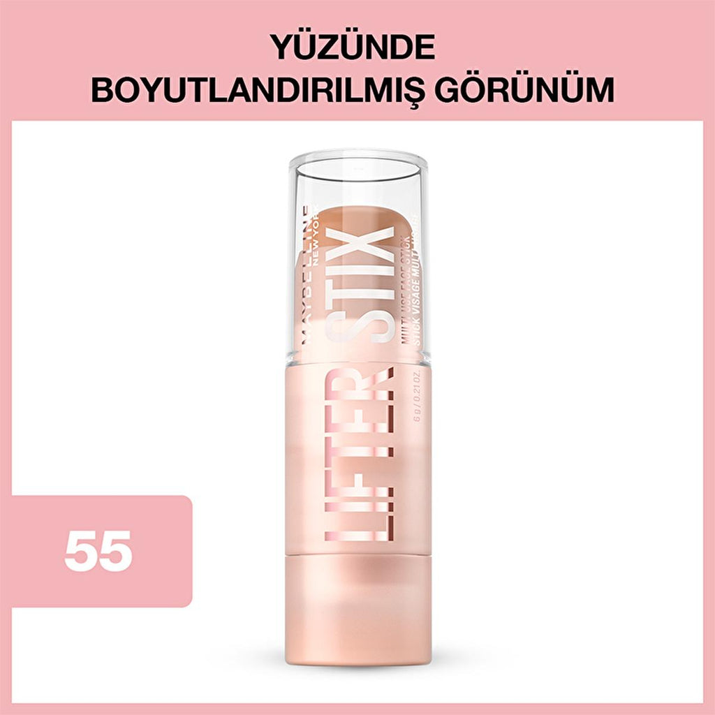 Maybelline Lifter Stix Creamy Face Shaping Stick: Effortless Contour & Sculpting Makeup for Defined Cheekbones, Jawline & Enhanced Features