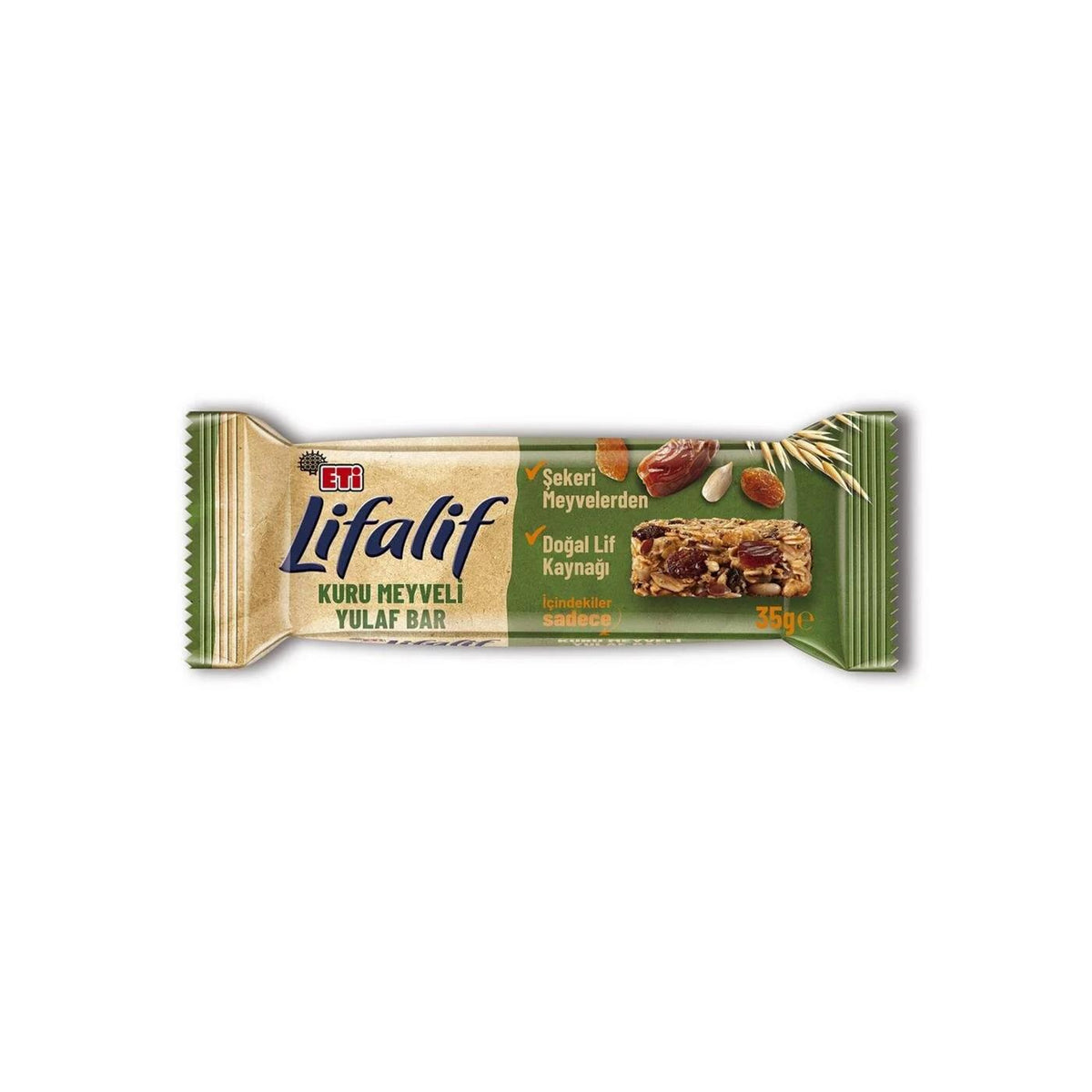 Eti Fruit Muesli Bar with Chewy Dried Fruits 35g