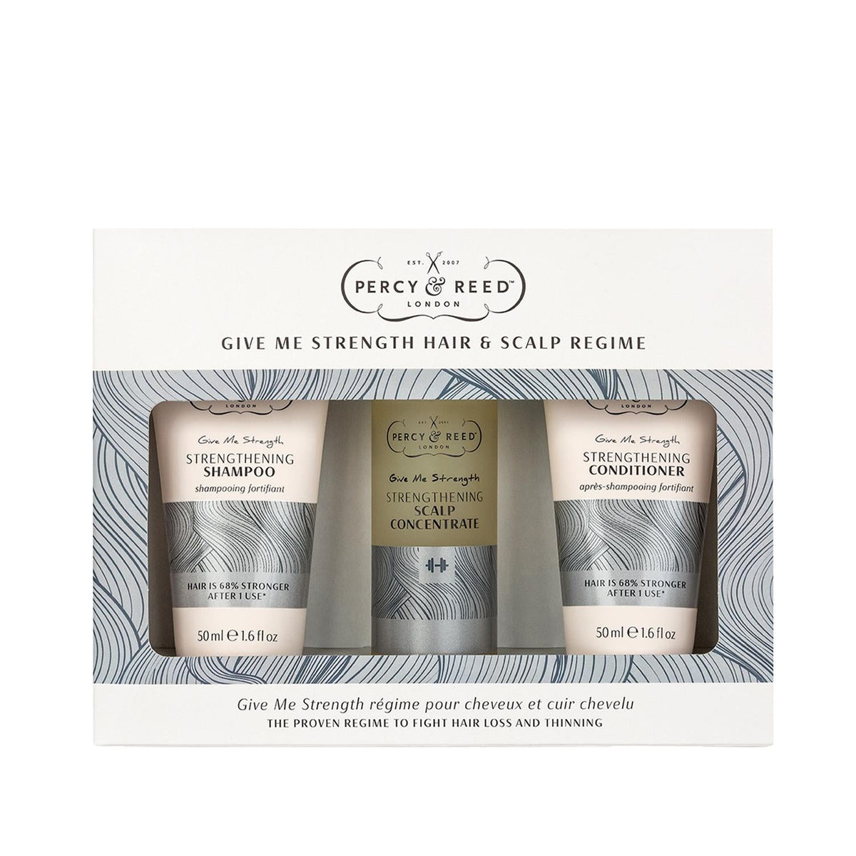 Percy & Reed Give Me Strength Hair & Scalp Care Set: Strengthen Hair, Prevent Hair Loss, and Promote Healthy Scalp