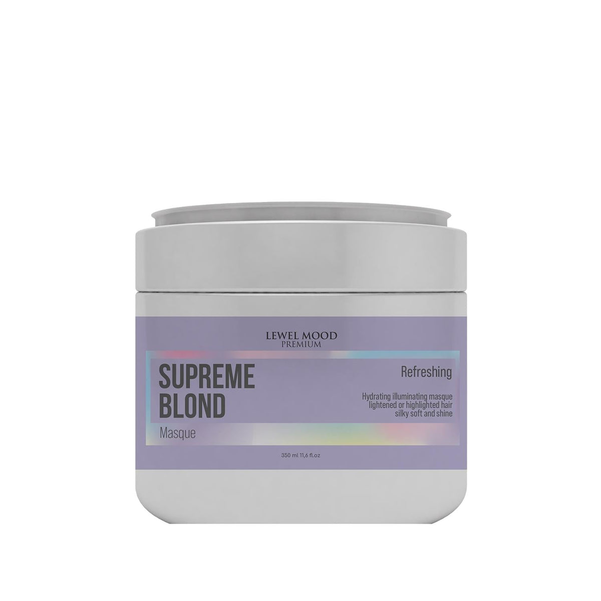 Lewel Mood Premium Supreme Blond Hair Care Mask - Nourishing, Moisturizing, 11.83 fl oz