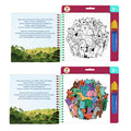 Lino Aqua Magic Book Mandala: Reusable, No Mess Water Painting Book for Kids - Hours of Creative Fun.