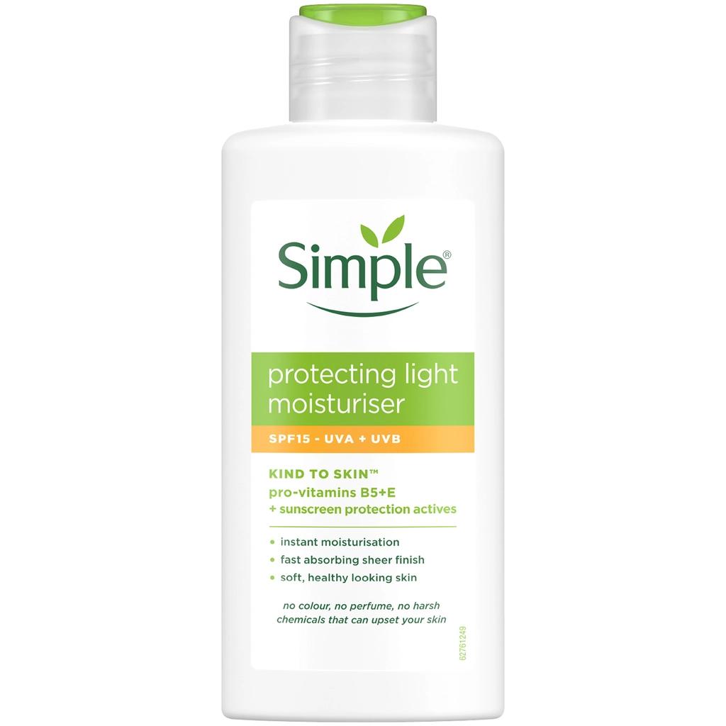 Simple SPF 15 Hydrating Moisturizer for Sensitive Skin 125 ml