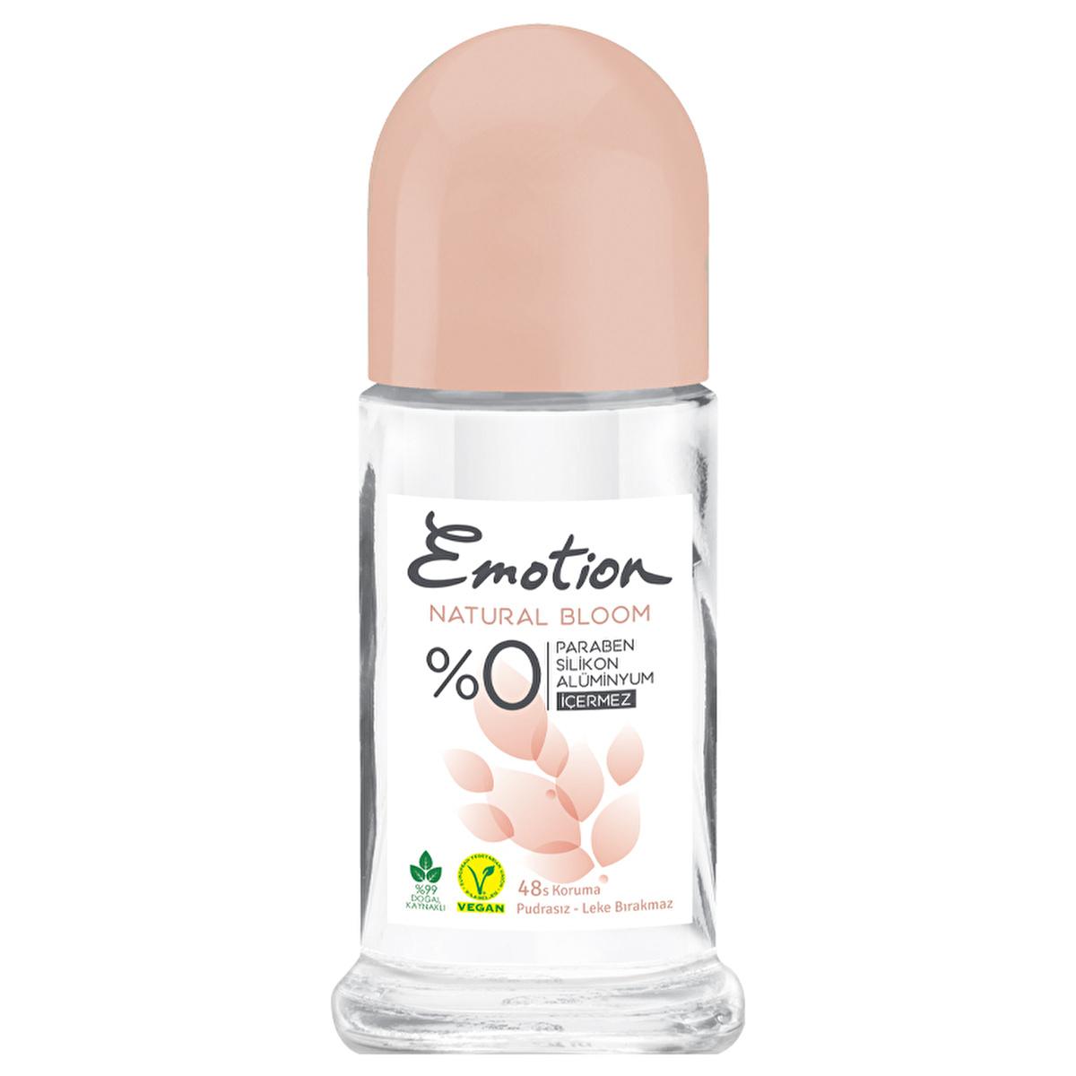 Emotion Natural Bloom Roll-On Deodorant - Natural, Vegan, Aluminum-Free Odor Protection for Women