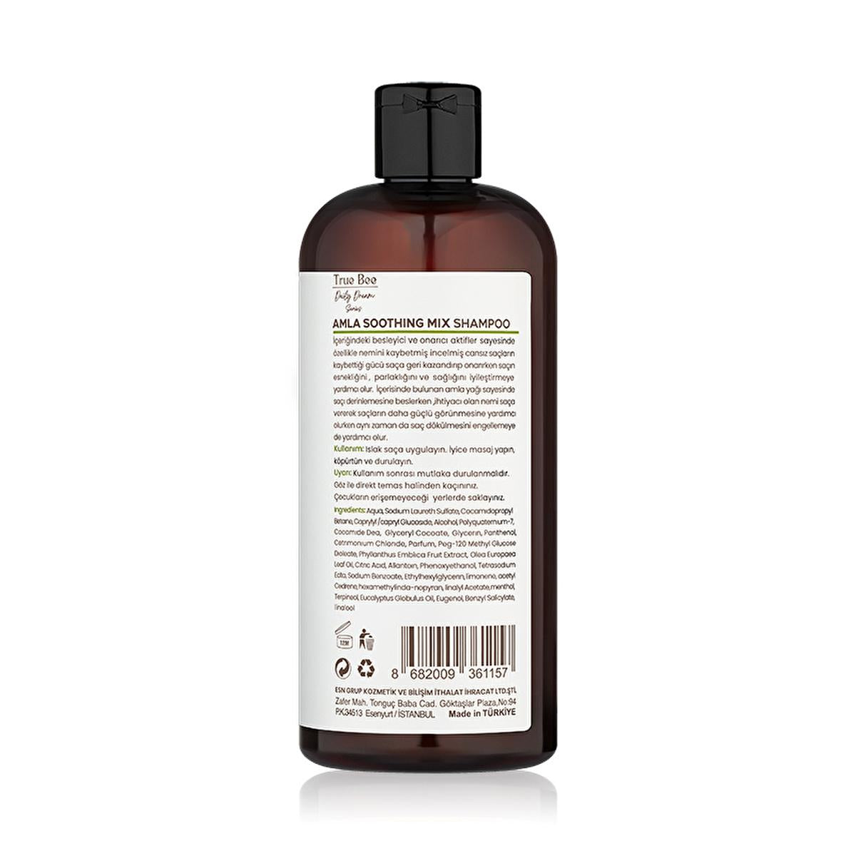 True Bee Amla Shampoo - Nourishing Hair Repair & Anti-Hair Loss, Strengthens Dry & Damaged Hair, Daily Soothing Shampoo, 13.5 fl oz