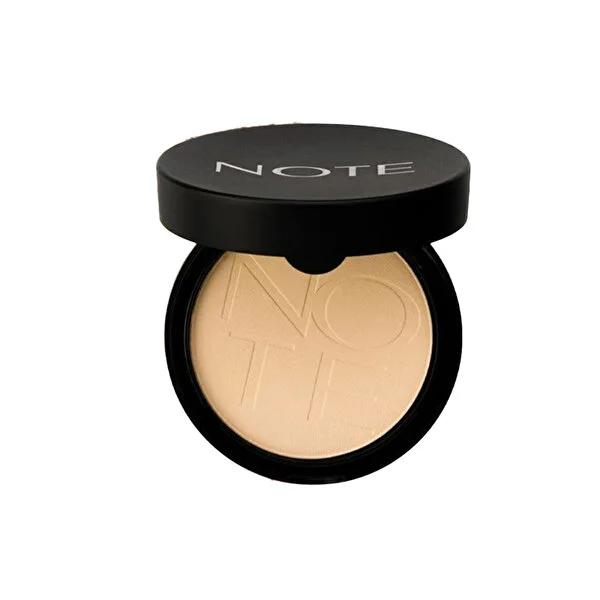 Note Luminous Silk Compact Powder Makeup - Matte Finish, Anti-Aging Argan Oil Benefits