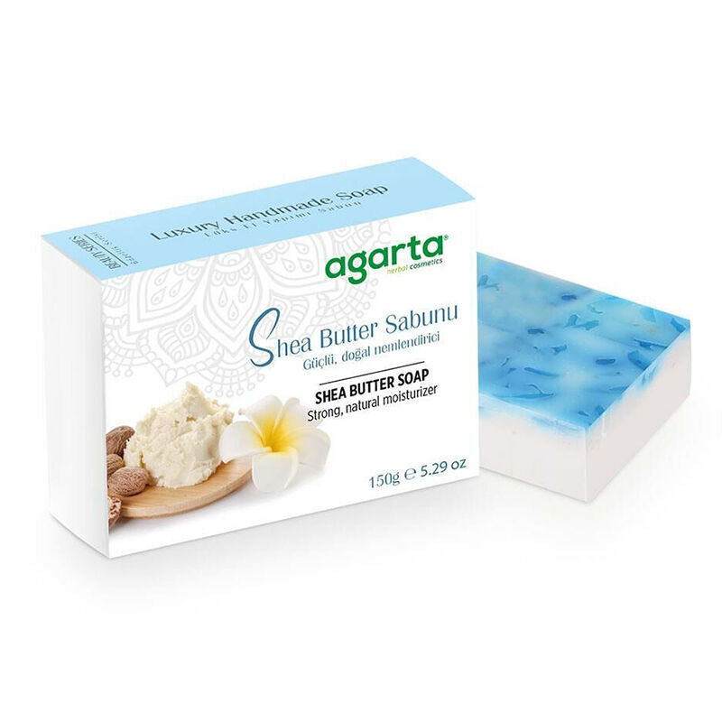 Agarta Shea Butter Natural Soap for Face & Hair 150g