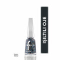 Flormar Glitter Semi-Transparent Nail Polish - Long Lasting Glitter Nail Polish for Trendy Nail Makeup